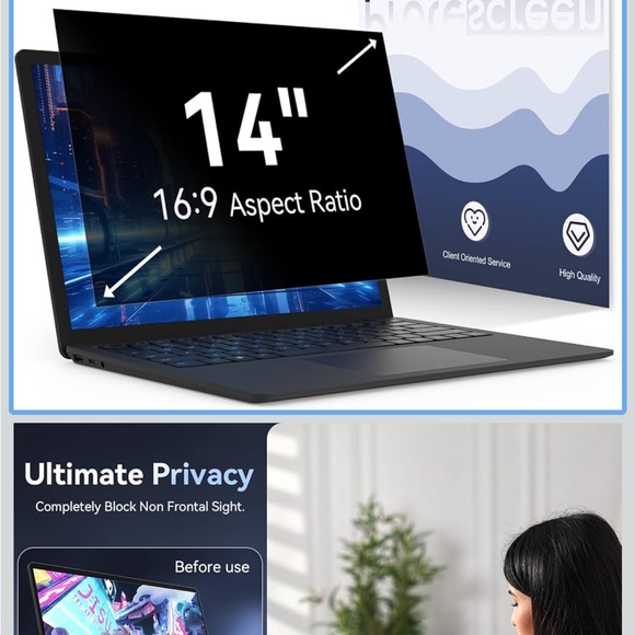 14-Inch Privacy Screen Filter - Picture 1 of 4